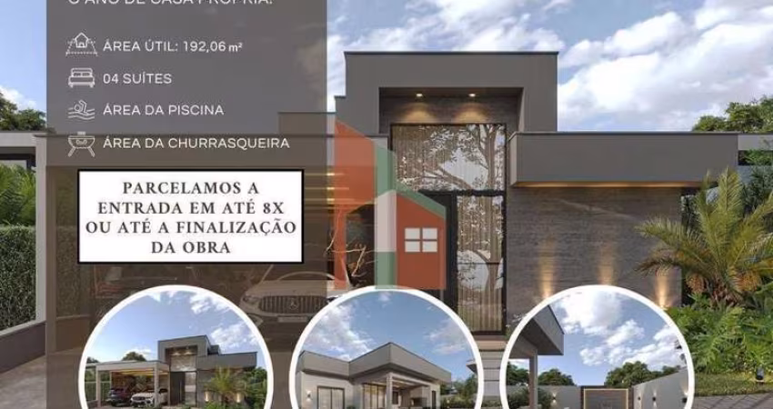 Casa para venda em Condomínio Atibaia Park Ii de 192.00m² com 4 Quartos, 4 Suites e 2 Garagens