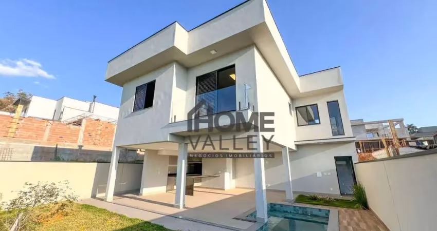 Casa de condomínio para venda em residencial mont' alcino de 222.00m² com 3 quartos, 3 suites e 4 garagens