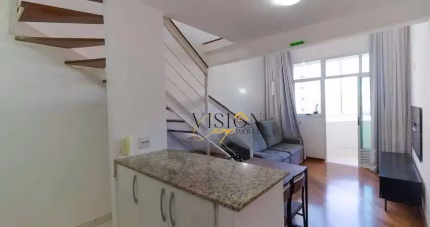 Apartamento para venda em cambuí de 51.00m² com 1 quarto, 1 suite e 1 garagem