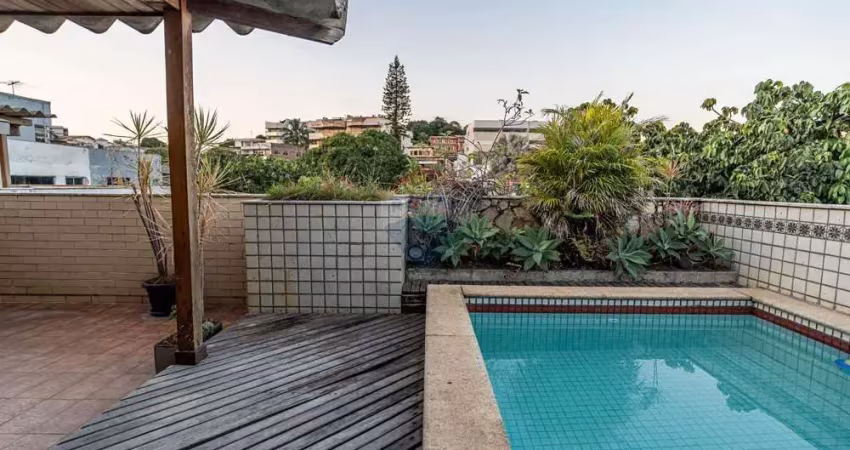 Cobertura para venda em jardim guanabara de 294.00m² com 4 quartos, 1 suite e 2 garagens