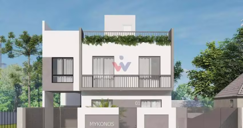 Sobrado para venda em xaxim de 100.00m² com 3 quartos e 1 suite