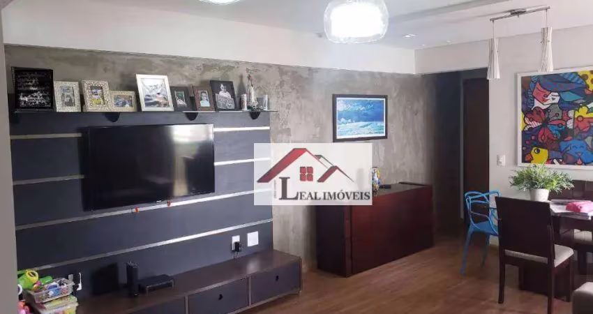 Apartamento para venda em vila valparaíso de 105.00m² com 3 quartos, 1 suite e 2 garagens