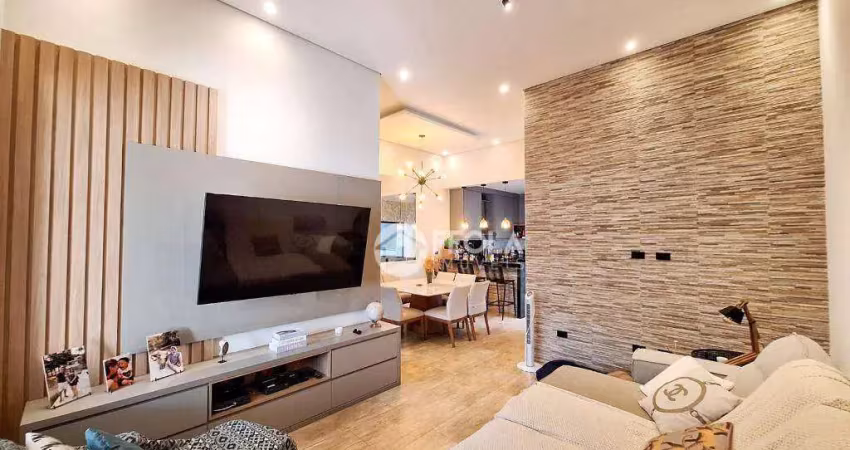 Casa para venda em jardim terramérica i de 124.00m² com 3 quartos, 1 suite e 2 garagens