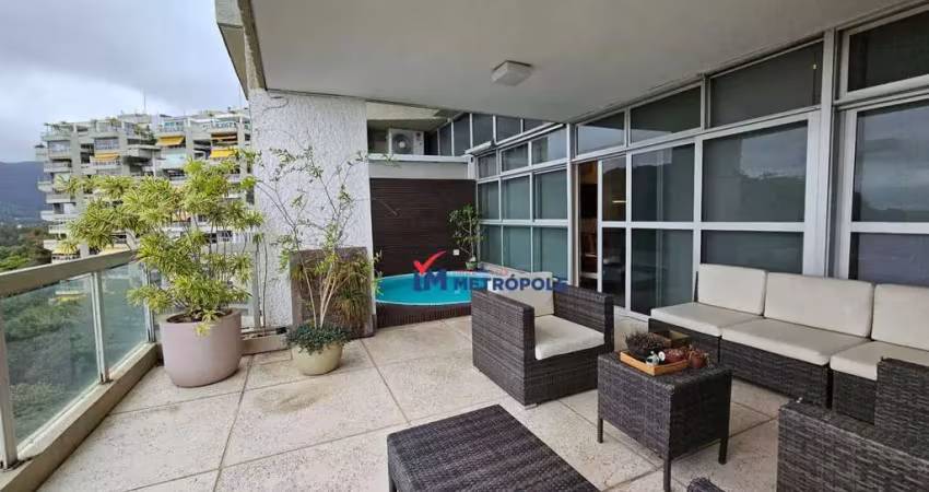 Apartamento para venda em barra da tijuca de 154.00m² com 3 quartos, 1 suite e 3 garagens