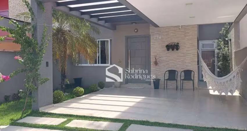 Casa de condomínio para venda em jardim montreal residence de 105.00m² com 3 quartos, 1 suite e 2 garagens