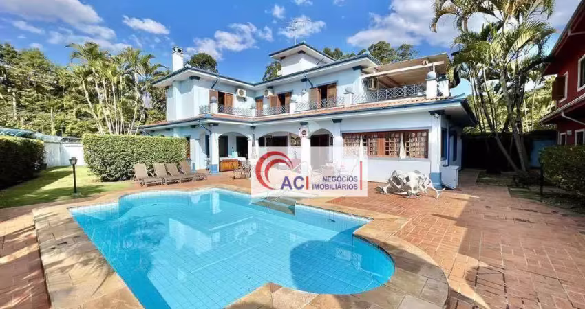 Casa de condomínio para venda em chácara vale do rio cotia de 528.00m² com 6 quartos, 5 suites e 6 garagens