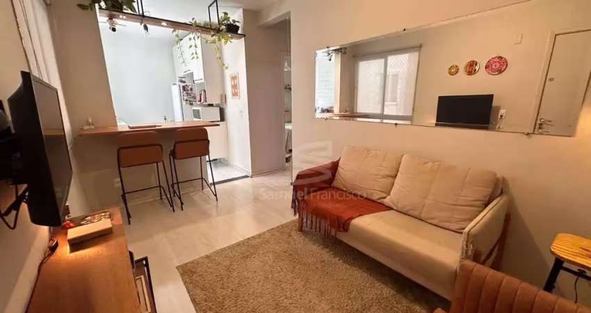 Apartamento para venda em dois córregos de 46.00m² com 2 quartos e 1 garagem