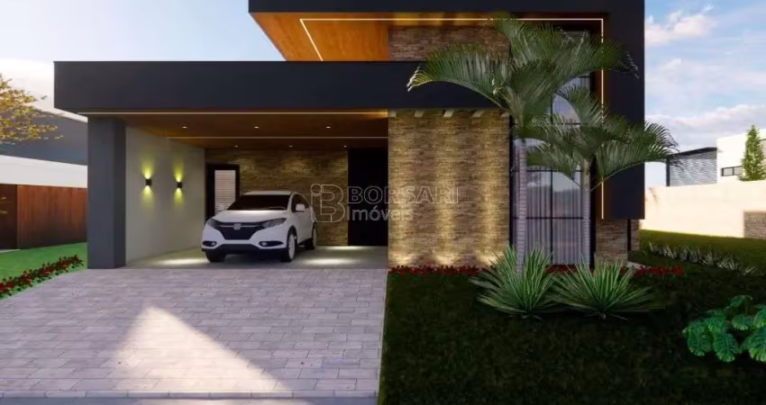 Casa de condomínio para venda em condomínio buona vita de 198.00m² com 3 quartos, 3 suites e 4 garagens