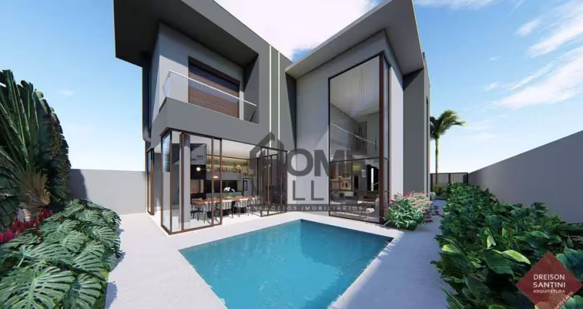 Casa de condomínio para venda em residencial bosque da mata de 224.00m² com 3 quartos, 3 suites e 4 garagens