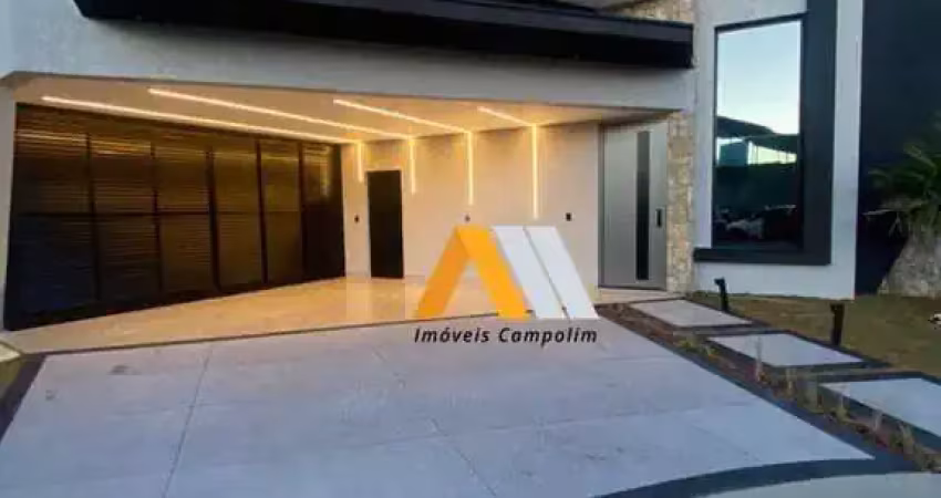 Casa de condomínio para venda em condomínio residencial sun lake de 184.00m² com 3 quartos, 1 suite e 4 garagens