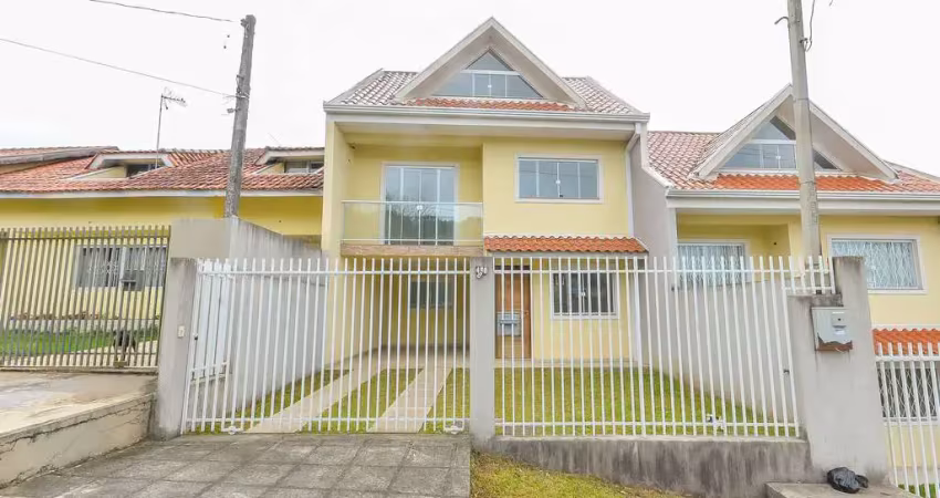 Sobrado para venda em abranches de 131.00m² com 3 quartos, 1 suite e 2 garagens