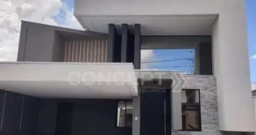 Casa de condomínio para venda em residencial reserva esmeralda de 200.00m² com 3 quartos, 3 suites e 2 garagens