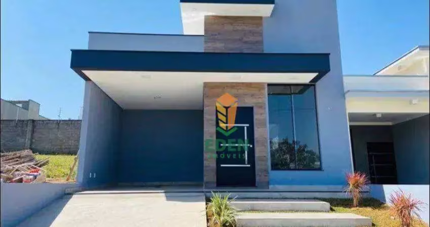 Casa de condomínio para venda em condomínio villaggio ipanema i de 110.00m² com 3 quartos, 1 suite e 2 garagens