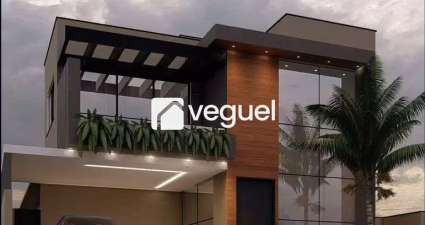 Casa de condomínio para venda em loteamento terras de florença de 261.00m² com 4 quartos, 4 suites e 4 garagens