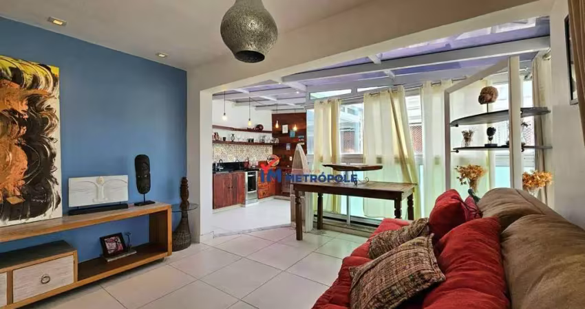 Cobertura para venda em barra da tijuca de 203.00m² com 3 quartos, 1 suite e 2 garagens