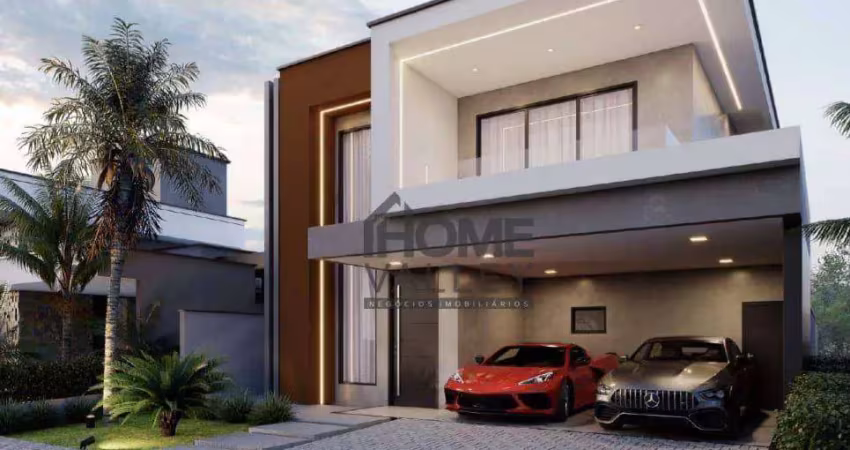 Casa de condomínio para venda em condomínio portal do jequitibá de 239.00m² com 3 quartos, 3 suites e 4 garagens