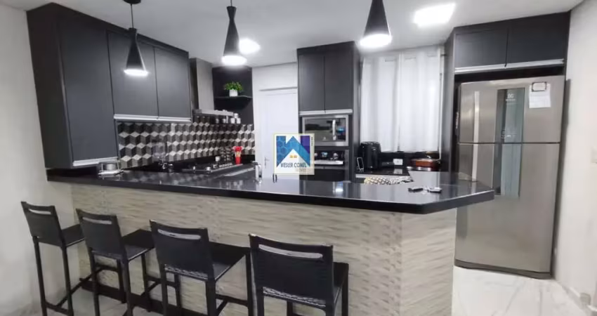 Sobrado para venda em residencial colinas de 157.00m² com 3 quartos, 1 suite e 1 garagem
