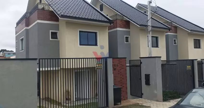 Sobrado para venda em xaxim de 107.00m² com 3 quartos, 1 suite e 3 garagens