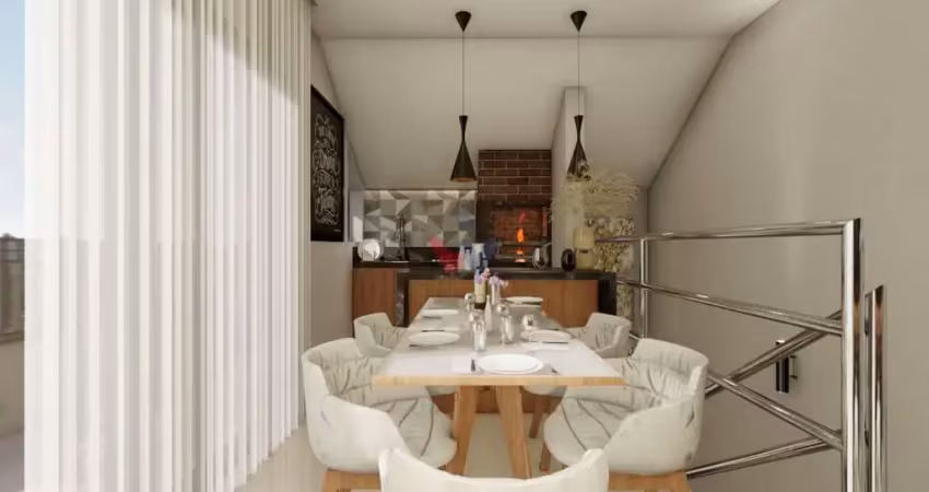 Sobrado para venda em xaxim de 107.00m² com 3 quartos, 1 suite e 1 garagem
