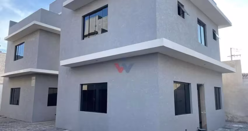 Sobrado para venda em tarumã de 91.00m² com 3 quartos, 1 suite e 2 garagens