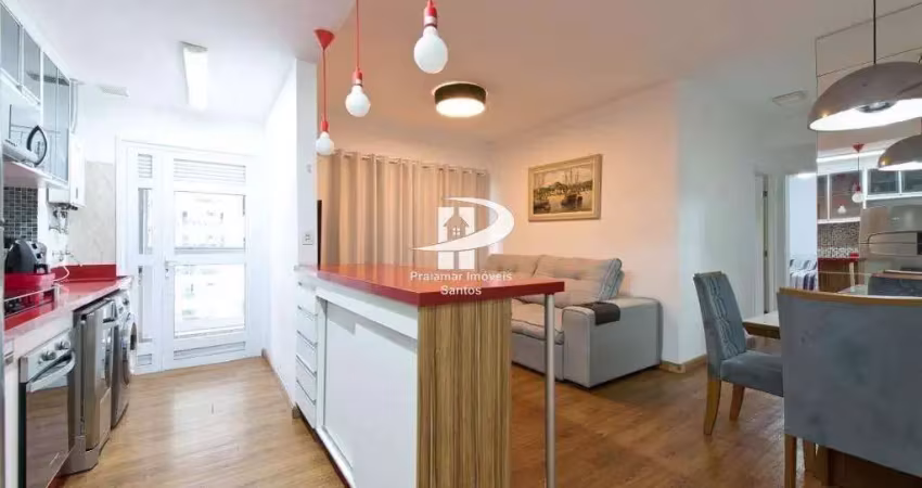 Apartamento para venda em gonzaga de 80.00m² com 2 quartos, 1 suite e 1 garagem