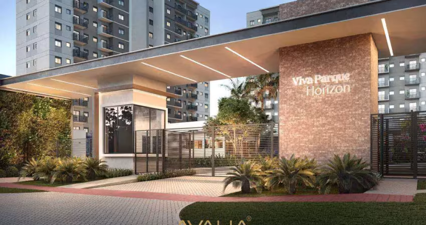 Apartamento para venda em parque residencial indaiá de 48.25m² com 2 quartos, 1 suite e 1 garagem
