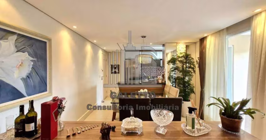 Apartamento para venda em jardim são vicente de 77.00m² com 3 quartos, 1 suite e 2 garagens