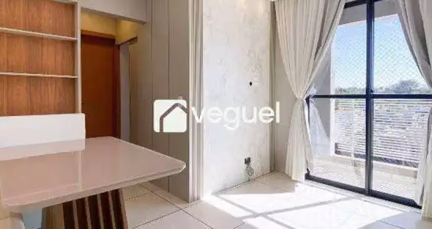 Apartamento para alugar em quintas de são josé de 52.81m² com 2 quartos, 1 suite e 1 garagem