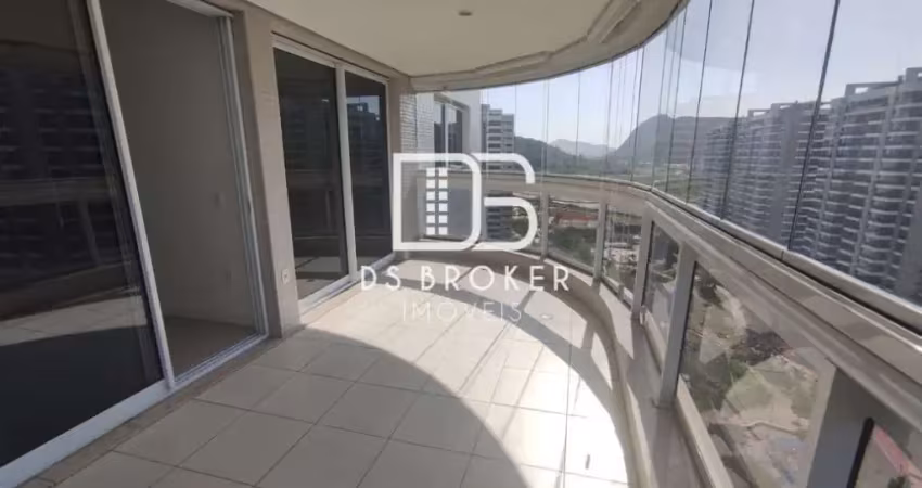 Apartamento para venda em barra da tijuca de 110.00m² com 3 quartos, 1 suite e 2 garagens