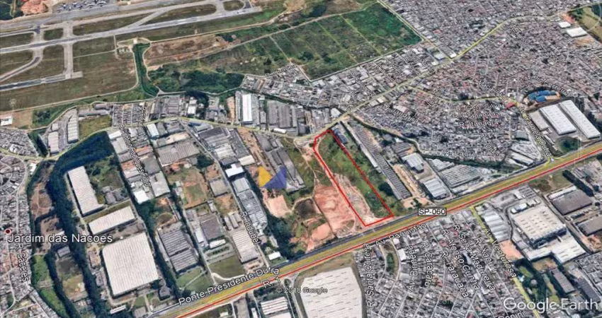 Terreno à venda na Rodovia Presidente Dutra, 213, Várzea do Palácio, Guarulhos