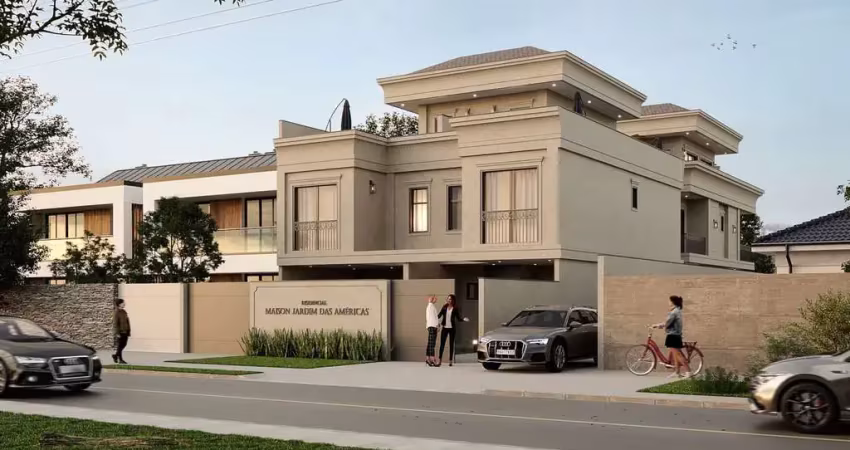 Sobrado para venda em jardim das américas de 138.00m² com 3 quartos, 1 suite e 2 garagens