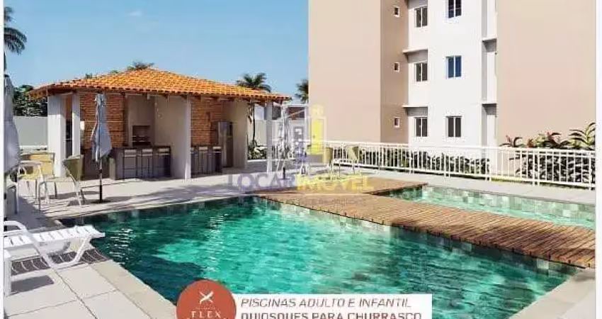 Apartamento para venda em candeias de 43.00m² com 2 quartos e 1 garagem