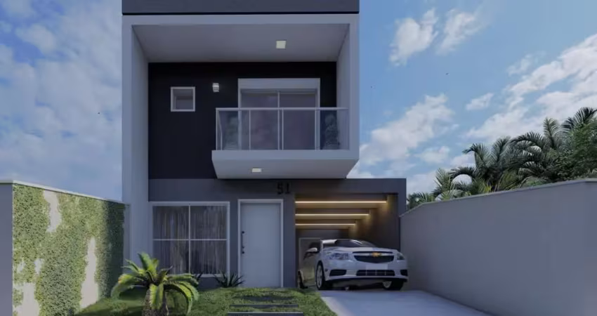 Sobrado para venda em umbará de 127.70m² com 3 quartos, 1 suite e 2 garagens