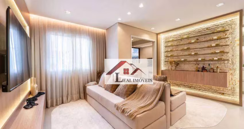 Apartamento para venda em campestre de 67.00m² com 3 quartos, 1 suite e 2 garagens