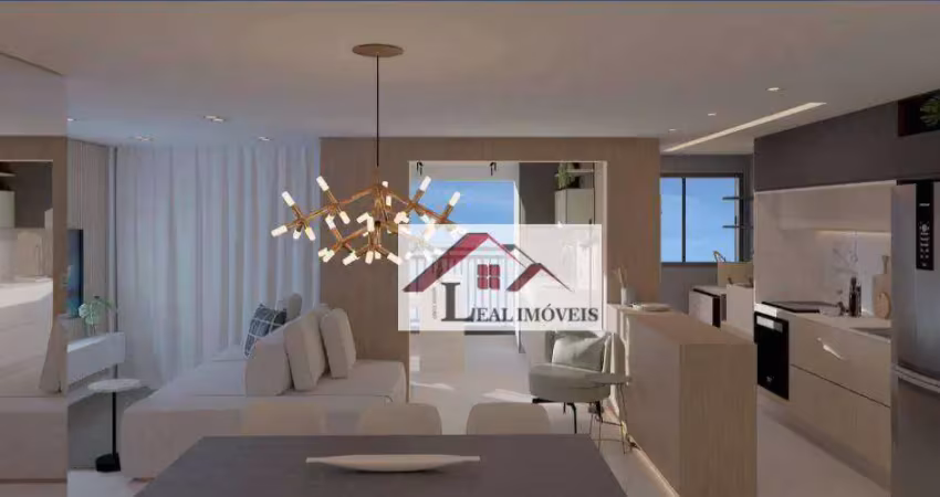 Apartamento para venda em campestre de 74.00m² com 3 quartos, 2 suites e 1 garagem