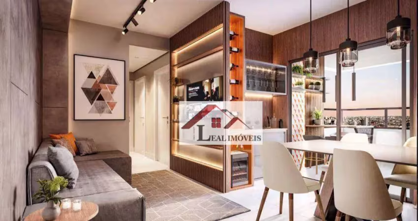 Apartamento para venda em campestre de 76.00m² com 2 quartos, 2 suites e 2 garagens