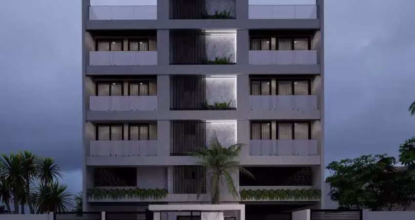 Apartamento para venda em matinhos de 79.00m² com 2 quartos, 1 suite e 2 garagens