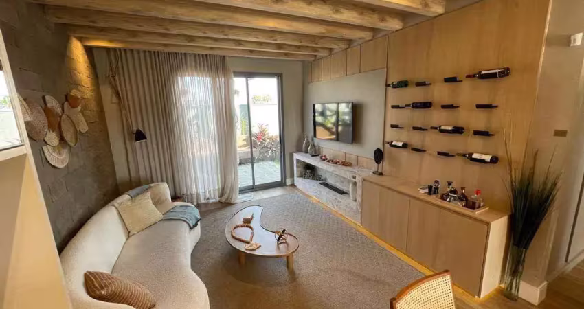 Casa de condomínio para venda em parque jambeiro de 130.00m² com 3 quartos, 1 suite e 2 garagens