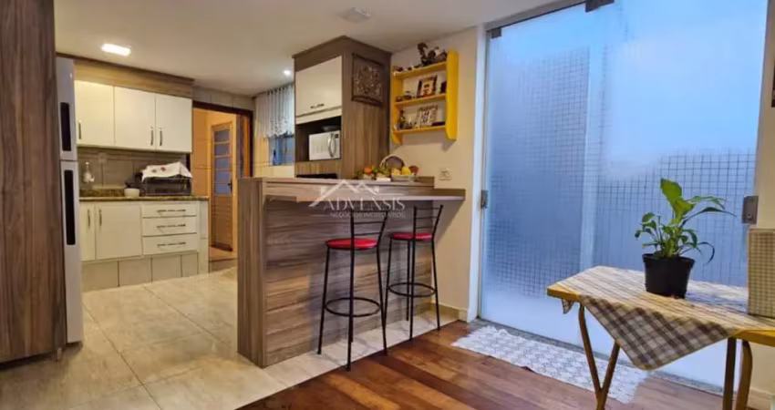 Sobrado para venda em rudge ramos de 100.00m² com 3 quartos, 1 suite e 2 garagens