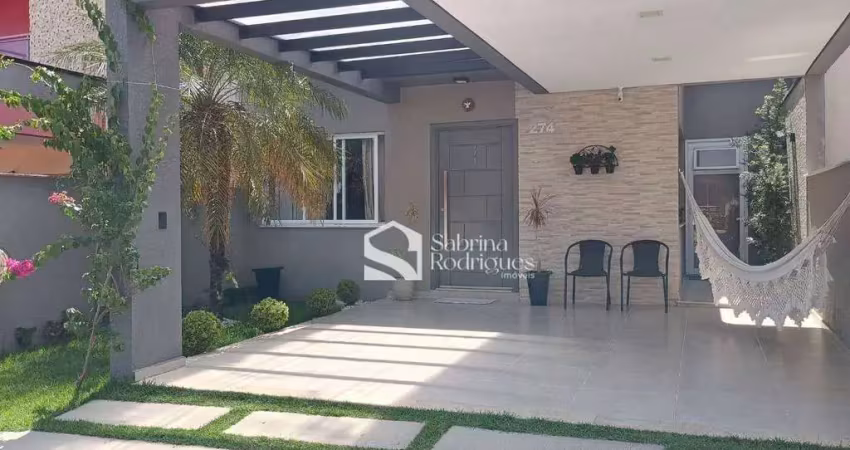 Casa de condomínio para venda em jardim montreal residence de 105.00m² com 3 quartos, 1 suite e 2 garagens