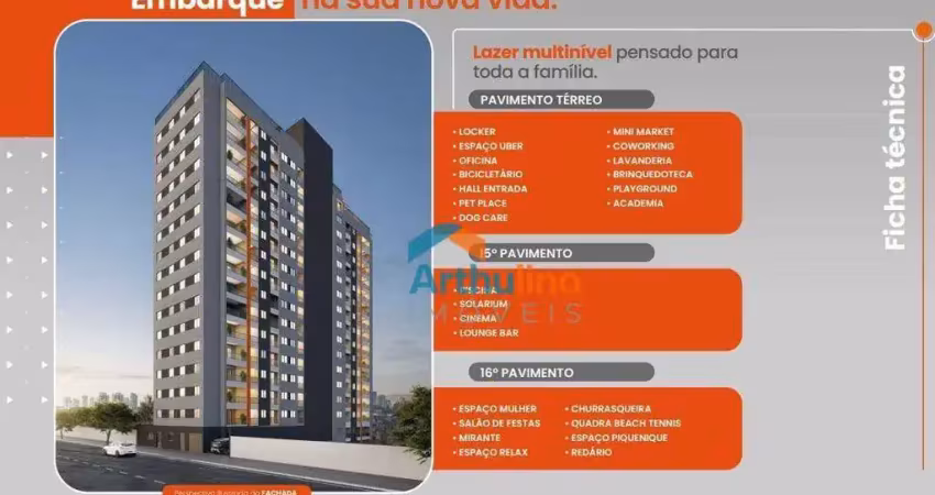 Apartamento para venda em vila carmosina de 37.00m² com 2 quartos
