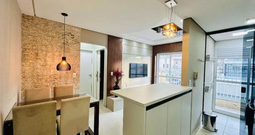 Apartamento para venda em centro de 52.00m² com 2 quartos, 1 suite e 1 garagem