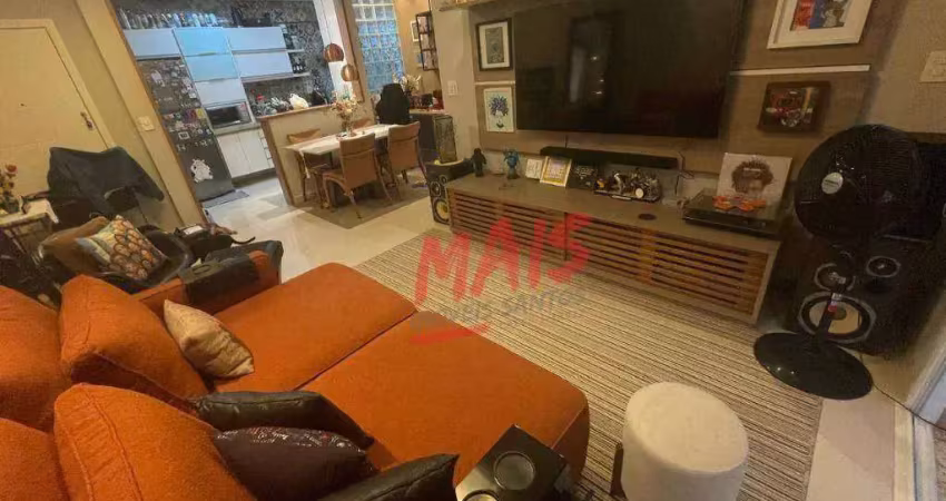 Apartamento para venda em embaré de 83.00m² com 2 quartos, 1 suite e 2 garagens