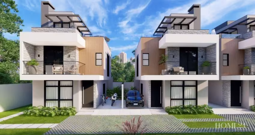 Sobrado para venda em hauer de 134.02m² com 3 quartos, 1 suite e 1 garagem