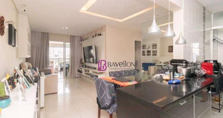 Apartamento para venda em vila romana de 94.00m² com 3 quartos, 1 suite e 2 garagens