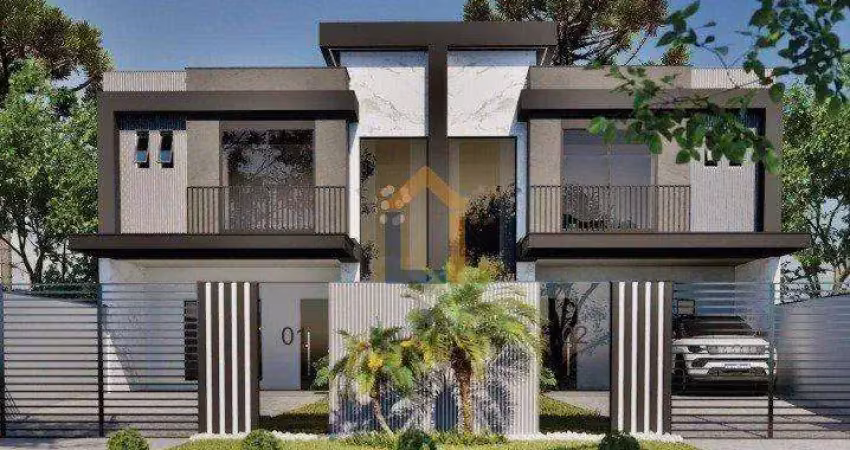 Sobrado para venda em capão da imbuia de 120.00m² com 3 quartos, 3 suites e 2 garagens