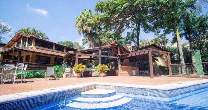 Casa para venda em chácara vale do rio cotia de 346.10m² com 4 quartos, 4 suites e 5 garagens