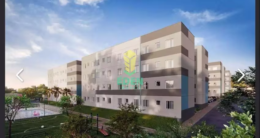 Apartamento para venda em éden de 40.00m² com 2 quartos e 1 garagem