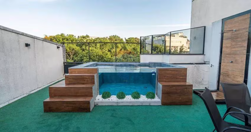 Cobertura para venda em jardim guanabara de 120.00m² com 4 quartos e 2 garagens