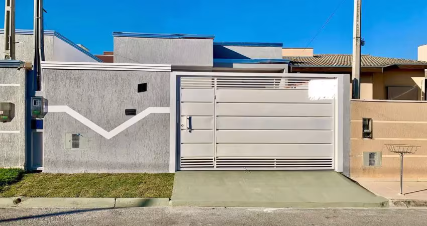 Casa para venda em loteamento residencial e comercial flamboyant de 75.00m² com 3 quartos, 1 suite e 2 garagens